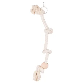 Hängendes Baumwollseil mit 3 Knoten, 60 cm/23 mm